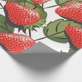 Papier Cadeau Motif de fraises (Coin)