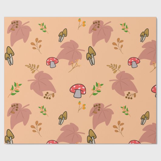 Papier Cadeau Motif de fruit pastèque tropicale (Plat)
