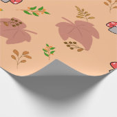 Papier Cadeau Motif de fruit pastèque tropicale (Coin)