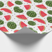 Papier Cadeau Motif de fruits de pastèque (Coin)