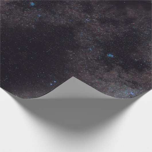 Papier Cadeau Motif de Galaxie cosmique céleste (Coin)