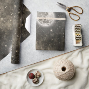 Papier Cadeau Motif de Galaxie cosmique céleste