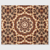 Papier Cadeau Motif de girafe_ (Plat)