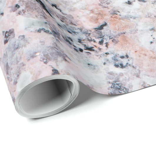 Papier Cadeau Motif de granit (Coin rond)