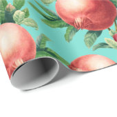 Papier Cadeau Motif de grenade (Coin rond)