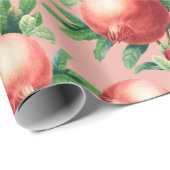 Papier Cadeau Motif de grenade (Coin rond)