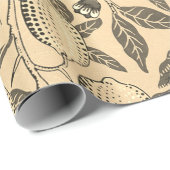 Papier Cadeau Motif de grenade par William Morris Wrapping Pap (Coin rond)
