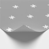 Papier Cadeau Motif de gris et de blanc moderne (Coin)