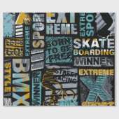 Papier Cadeau motif de grunge sans soudure Abstrait. Mode de sty (Plat)