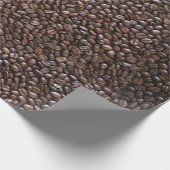 PAPIER CADEAU MOTIF DE HARICOTS DE CAFÉ (Coin)