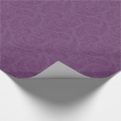Papier Cadeau Motif de henné violet (Coin)