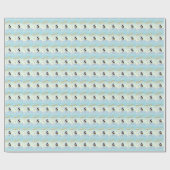 Papier Cadeau motif de héron bleu Thunder_Cove (Plat)