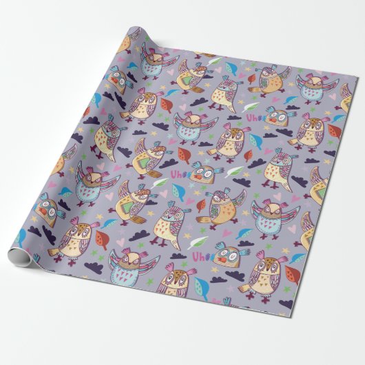 Papier Cadeau Motif de hibl (Déroulé)