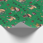 Papier Cadeau Motif de hymnes de louange de chant de bébé (Coin)