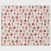 Papier Cadeau Motif de Japonais (Plat)