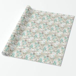 Papier Cadeau Motif de jardin