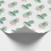 Papier Cadeau Motif de jardin Cactus (Coin)