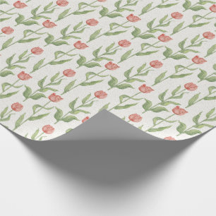Papier Cadeau Motif de jardin de tulipe