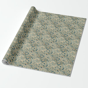 Papier Cadeau Motif de jardin oriental