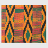 Papier Cadeau Motif de Kente (Plat)