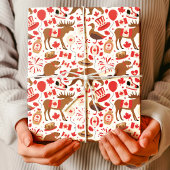 Papier Cadeau Motif de la fête du Canada