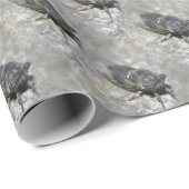 Papier Cadeau Motif de la nature du visage de Bug du Canada   (Coin rond)