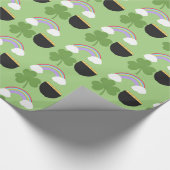 Papier Cadeau Motif de la Saint-Patrick (Coin)