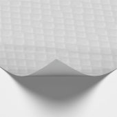 Papier Cadeau Motif de la surface composée blanche (Coin)