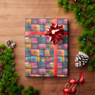 Papier Cadeau Motif de la surface de la surface de matchs en Whi