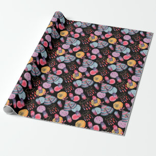 Papier Cadeau Motif de la tente Boho