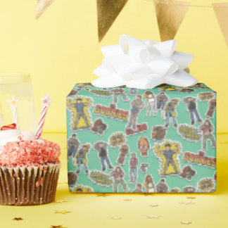 Papier Cadeau Motif de l'autocollant rétro Goonies