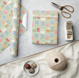 Papier Cadeau Motif de lettre bloc Hedwig Post