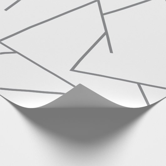 Papier Cadeau Motif de ligne graphique moderne, urbain simple, d (Coin)