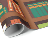 Papier Cadeau Motif de livre (Coin rond)