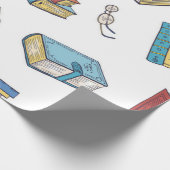 Papier Cadeau Motif de livre (Coin)
