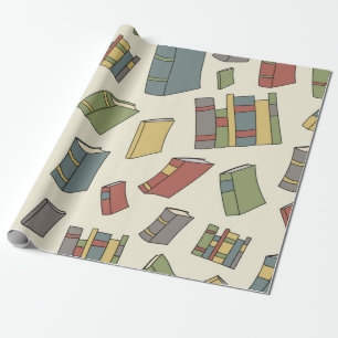 Papier Cadeau Motif de livre
