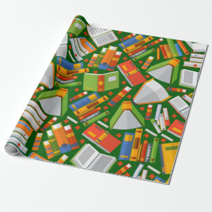 Papier Cadeau Motif de livre