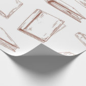 Papier Cadeau Motif de livre (Coin)