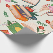 Papier Cadeau Motif de livre (Coin)