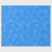 Papier Cadeau Motif de livre (Plat)