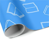 Papier Cadeau Motif de livre (Coin rond)
