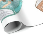 Papier Cadeau Motif de livre (Coin rond)