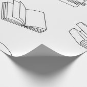 Papier Cadeau Motif de livre (Coin)