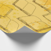 Papier Cadeau Motif de livre (Coin)