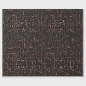 Papier Cadeau Motif de livre de composition Rose noir moderne (Plat)