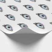 Papier Cadeau Motif de l'oeil Husky (Coin)