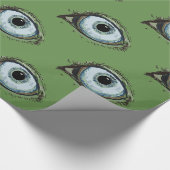 Papier Cadeau Motif de l'oeil Husky (Coin)