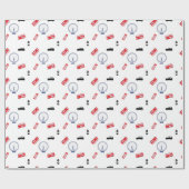 Papier Cadeau Motif de Londres (Plat)