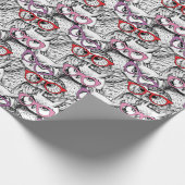 Papier Cadeau Motif de lunettes de hibou (Coin)