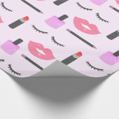 Papier Cadeau Motif de maquillage (Coin)